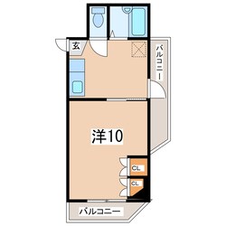 郡山駅 徒歩17分 4階の物件間取画像